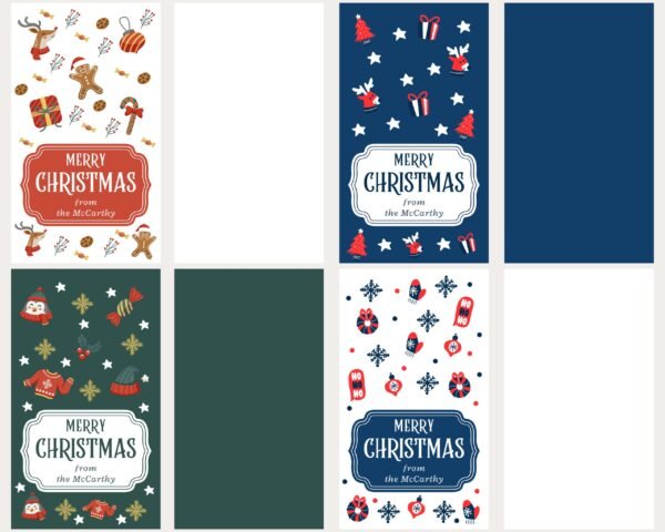 Printable Christmas gift tags | Canva editable | Template #021 - Image 3