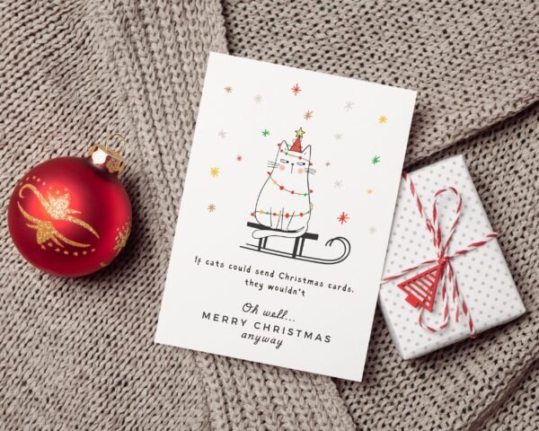 Christmas card | Canva editable | Template #027